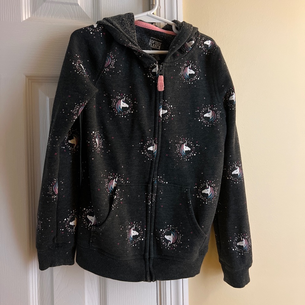 Unicorn fleece coat